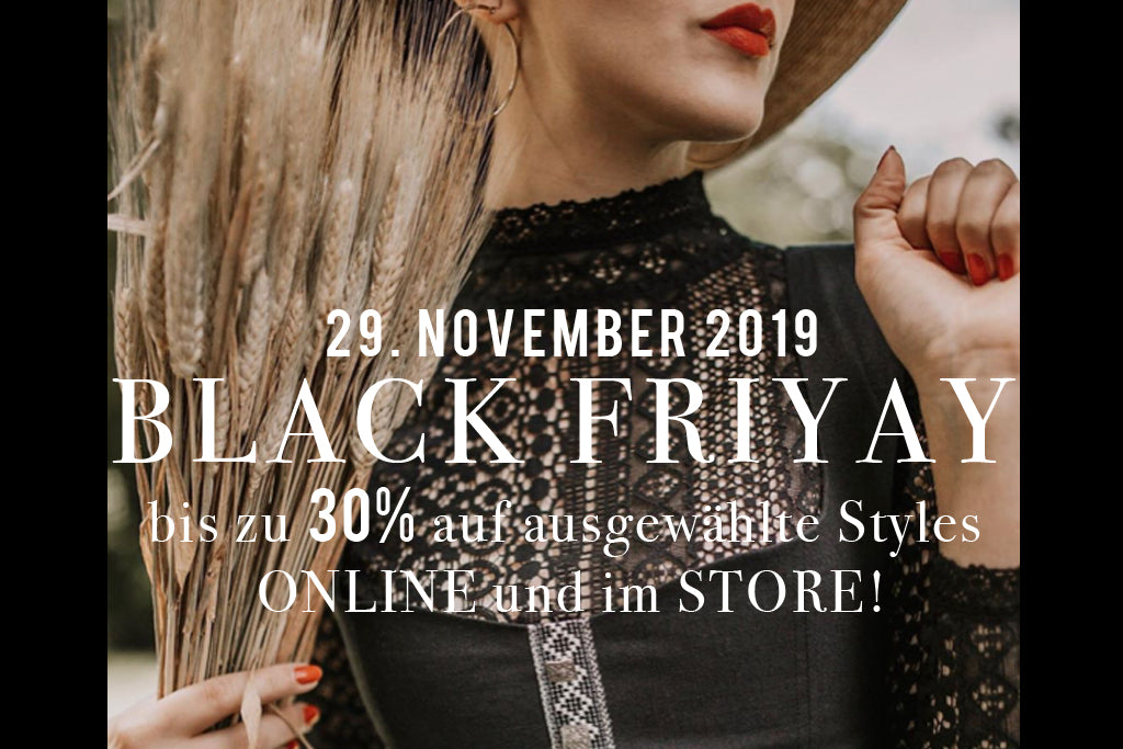 BLACK FRIYAY MIT JAN&INA Trachten -bis zu 30% Rabatt!