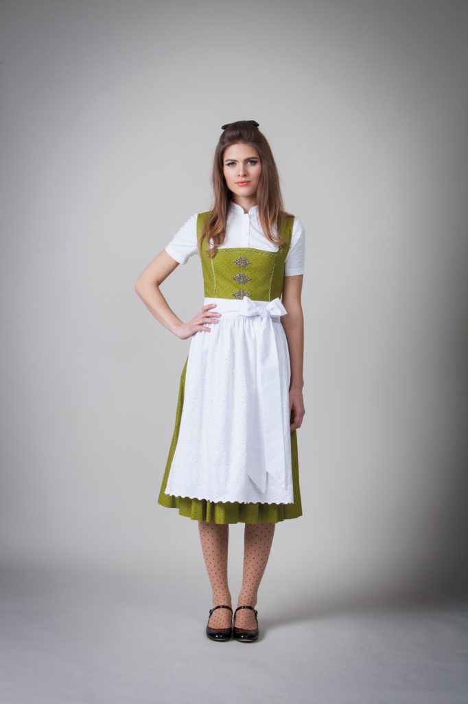 BW DIRNDL VINTAGE FLOWERS SCHILF