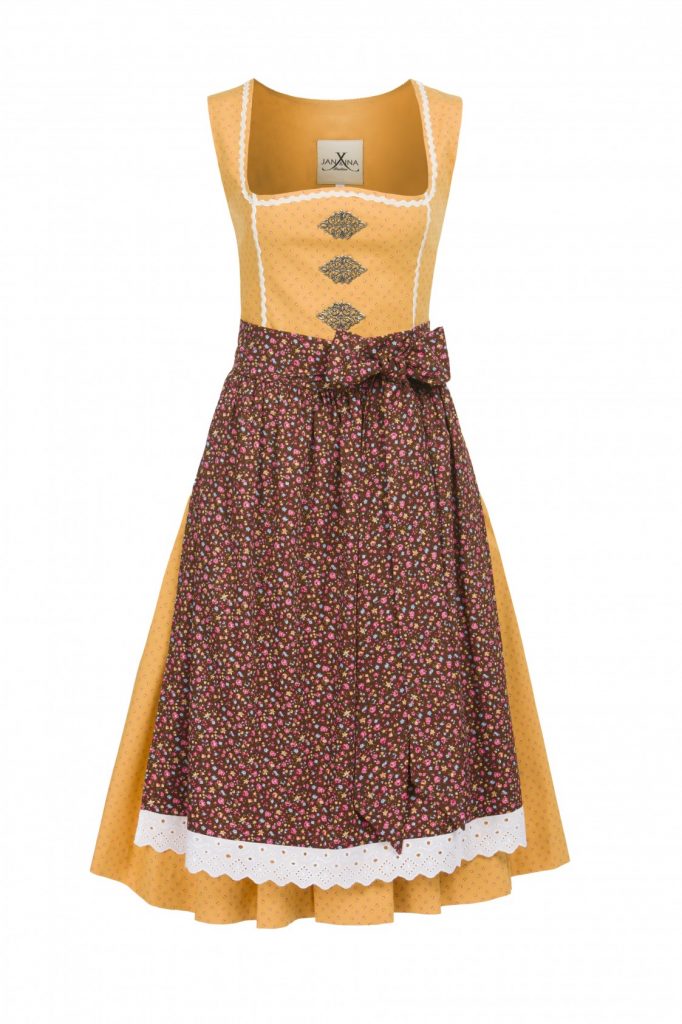 BW DIRNDL VINTAGE FLOWERS OCKER