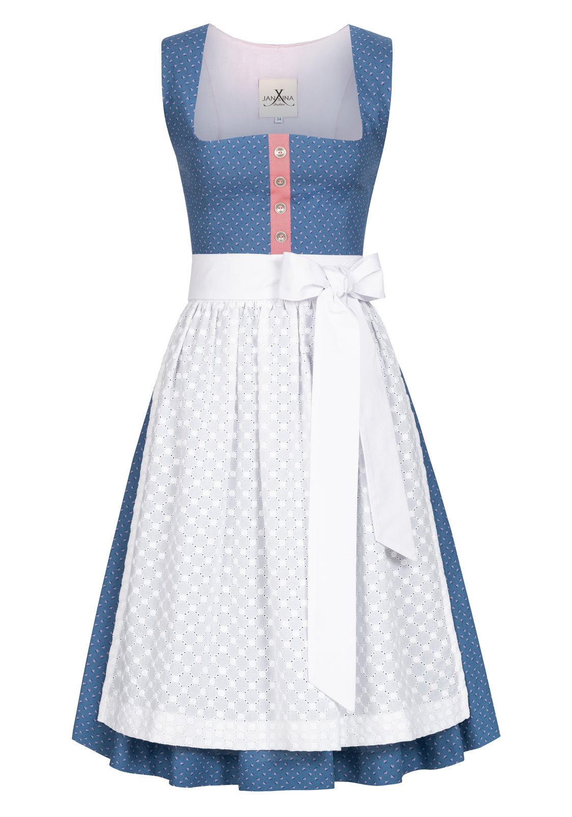 BW DIRNDL VINTAGE FLOWERS HORTENSIE - JAN&INA Trachten