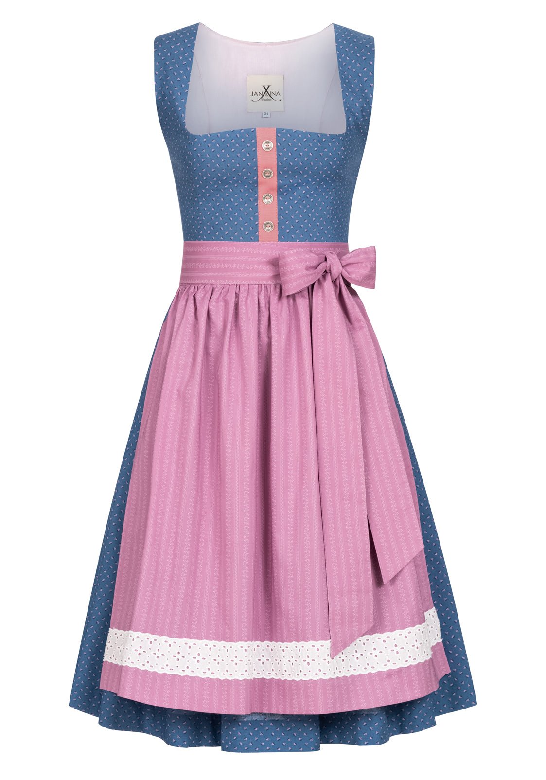 BW DIRNDL VINTAGE FLOWERS HORTENSIE - JAN&INA Trachten