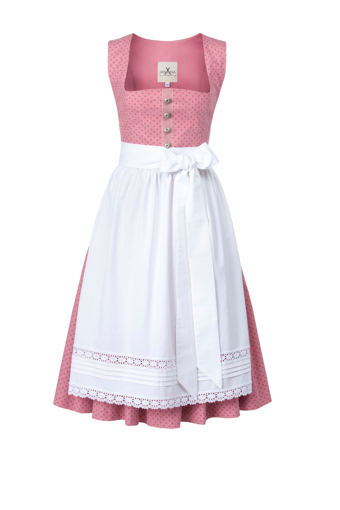 BW DIRNDL VINTAGE FLOWERS ROSENHOLZ