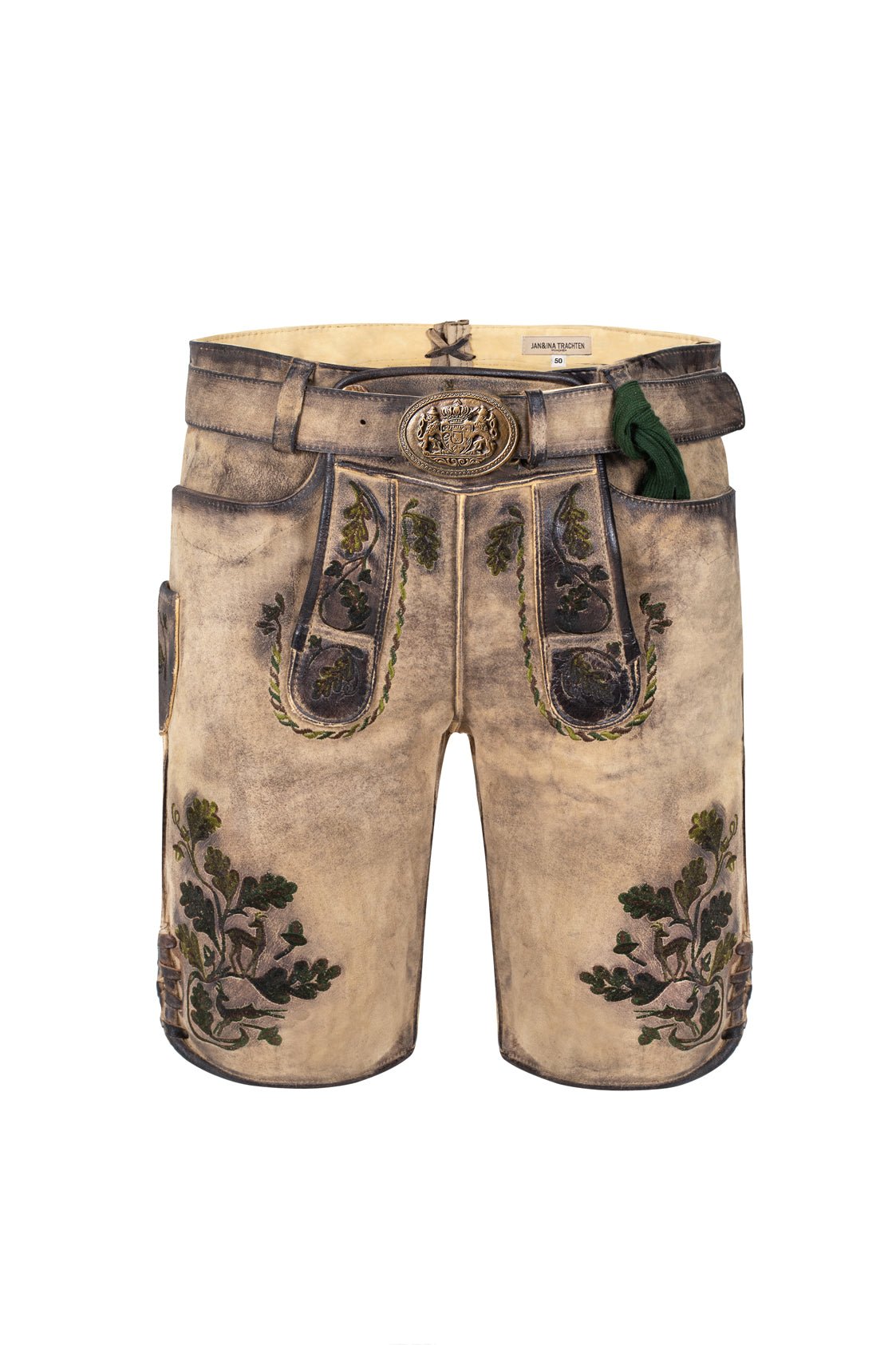 LEDERHOSE MÜNCHEN KERNIG HELL MATT - JAN&INA Trachten