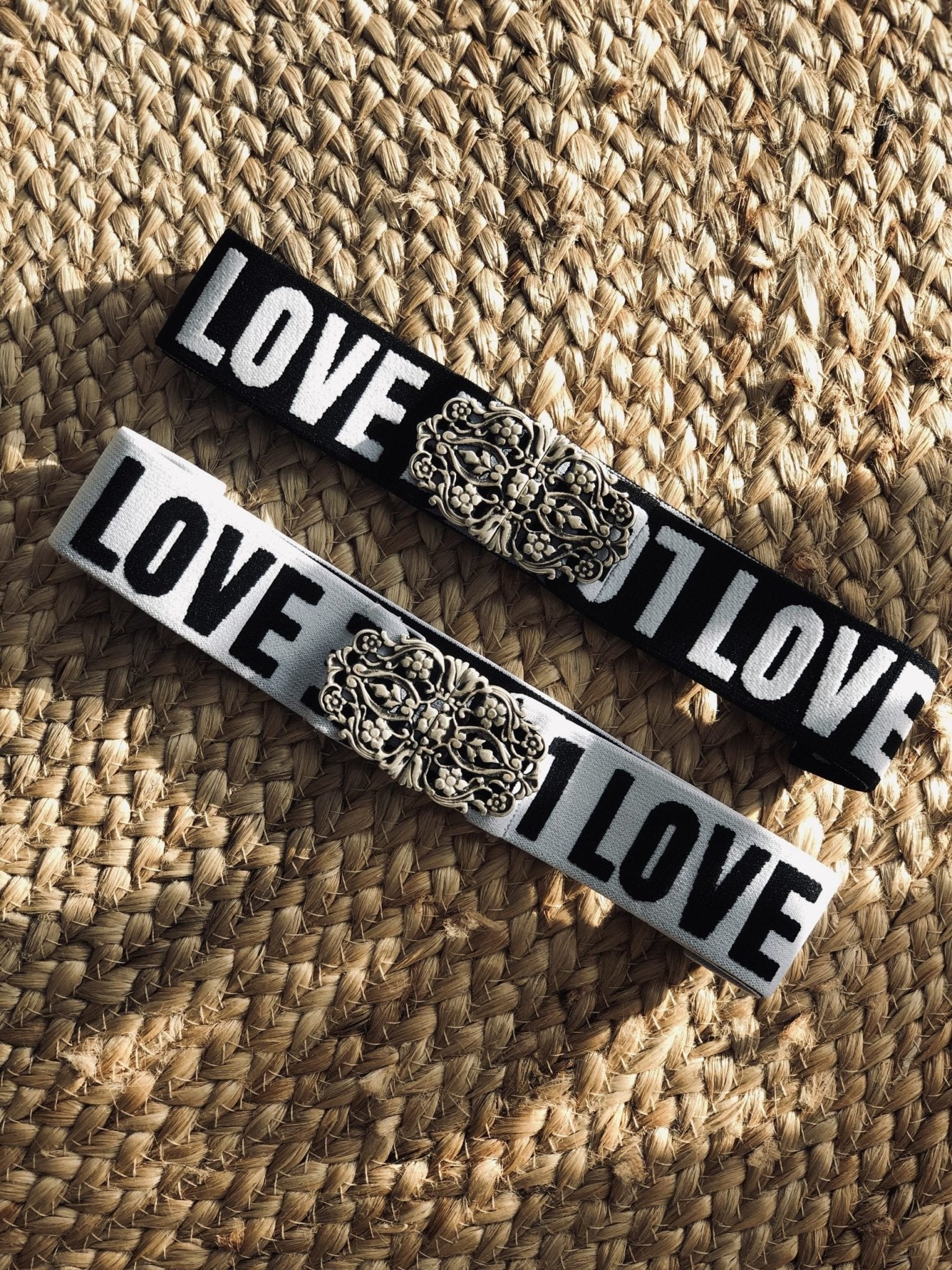 TRACHTENGÜRTEL STRETCH LOVE SCHWARZ SILBER - JAN&INA Trachten