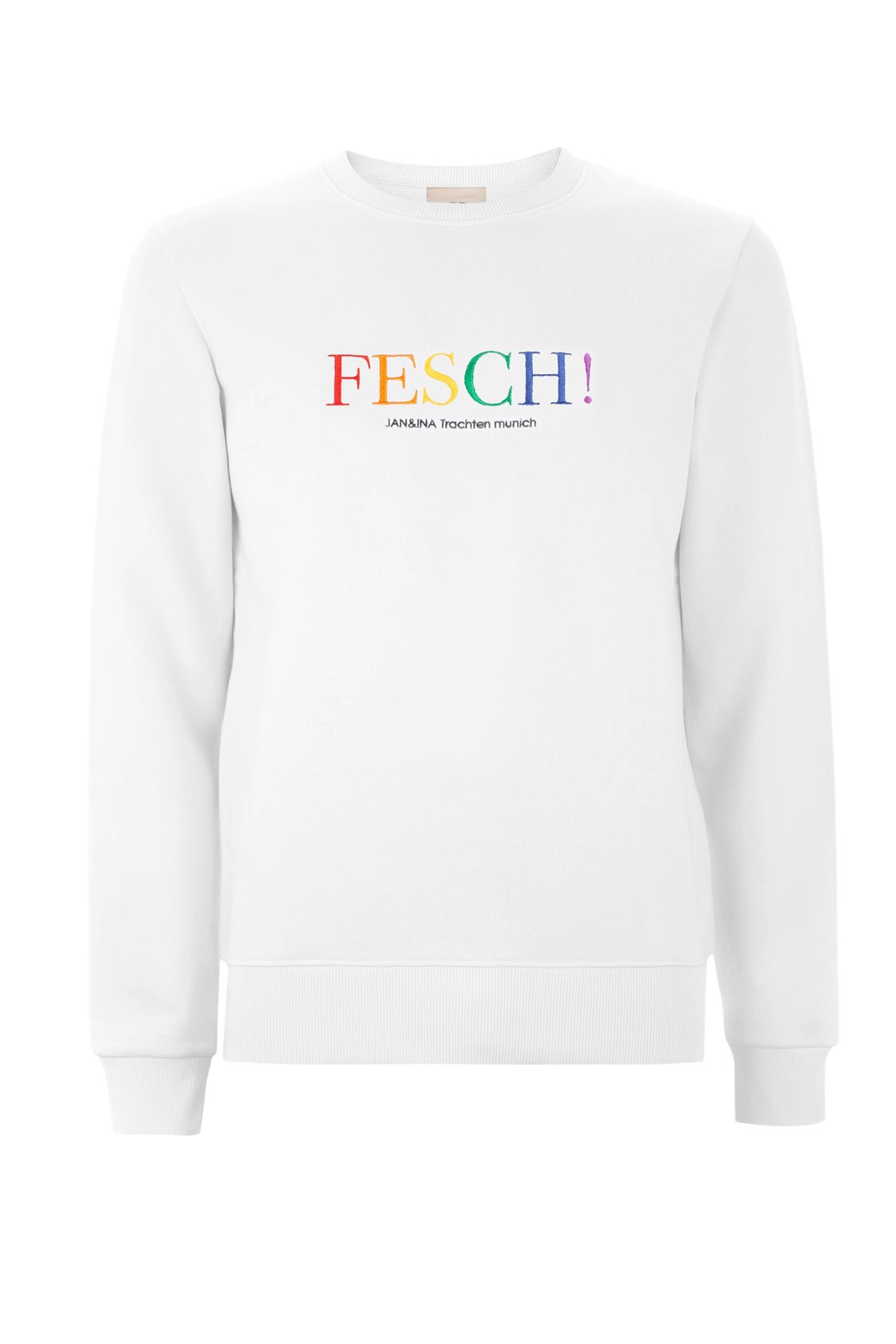 SWEATER FESCH WEISS/ MULTICOLOR - JAN&INA Trachten