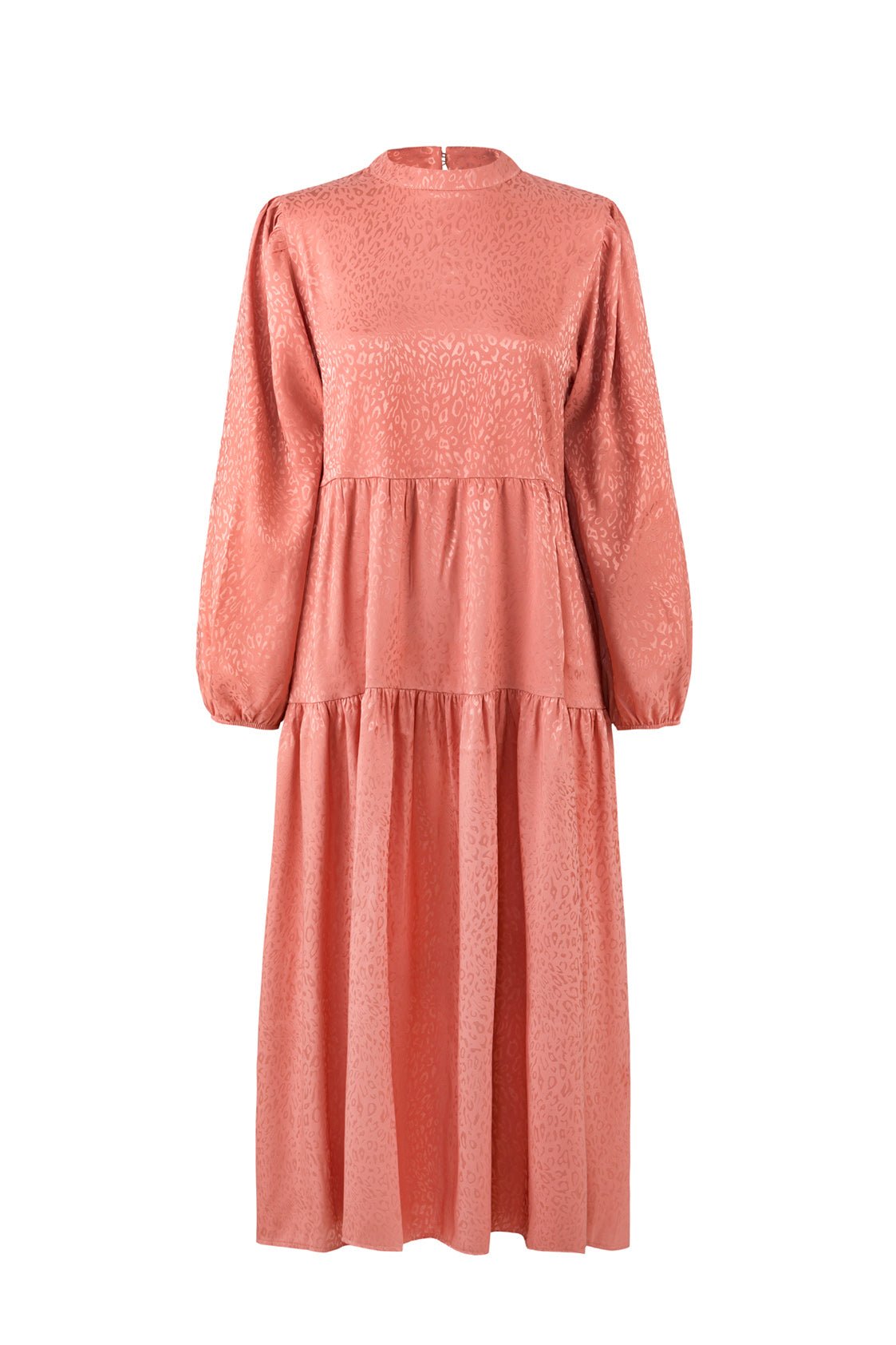 VOLANT MIDI KLEID LEO ONESIZE CORAL - JAN&INA Trachten