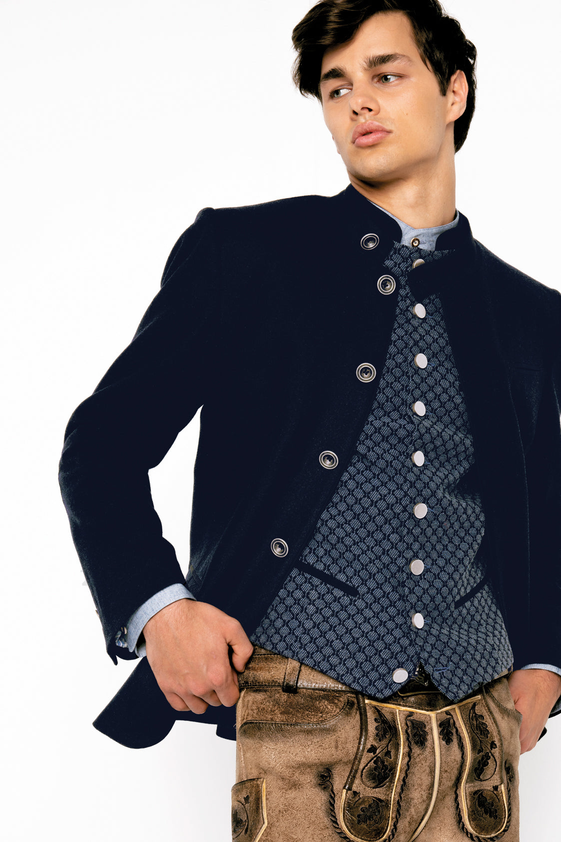 TRACHTENSAKKO LODEN NAVY