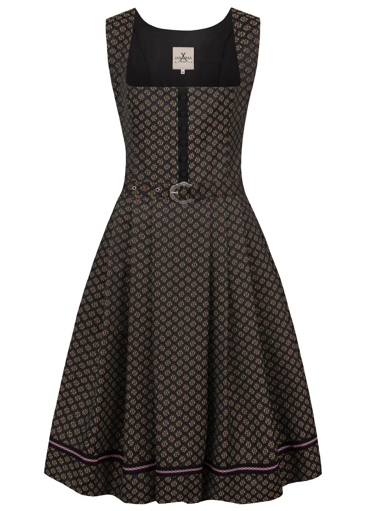 JACQUARD DIRNDL LIMITED EDITION 2022 SCHWARZ/ FUCHSIA/ ROT - JAN&INA Trachten