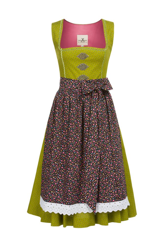 BW DIRNDL VINTAGE FLOWERS SCHILF
