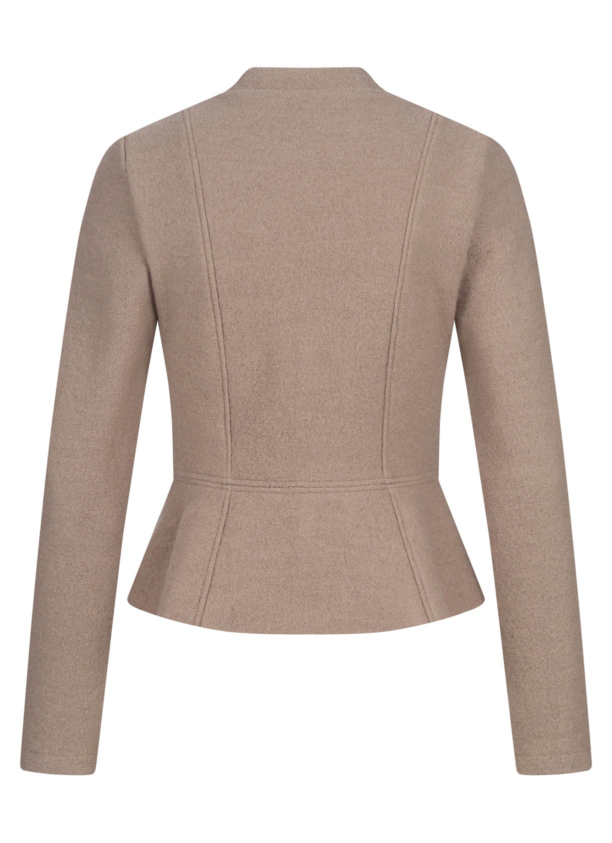 STEHKRAGEN BLAZER VINTAGE WALKLODEN TAUPE