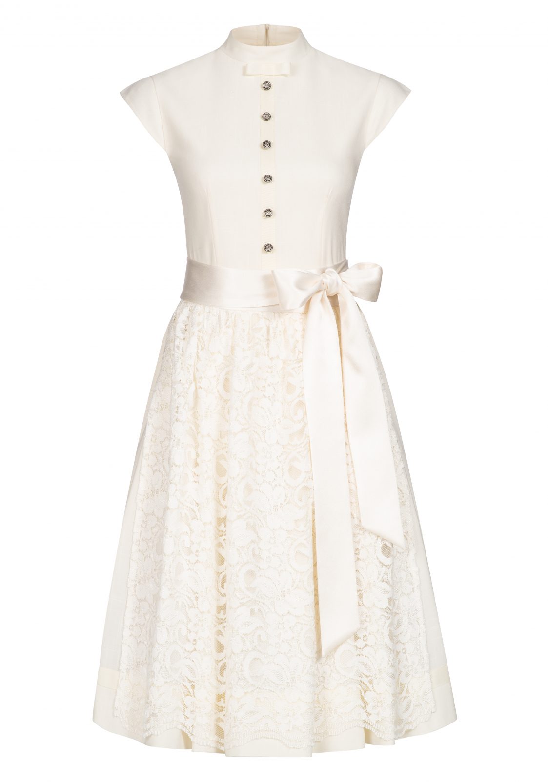 HOCHZEITSDIRNDL LACE AND BOW CREME