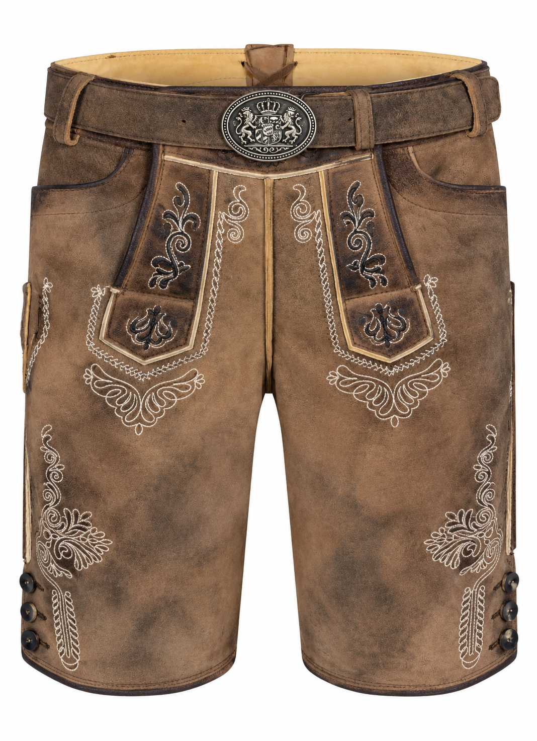 LEDERHOSE HALODRI URIG BRAUN MATT