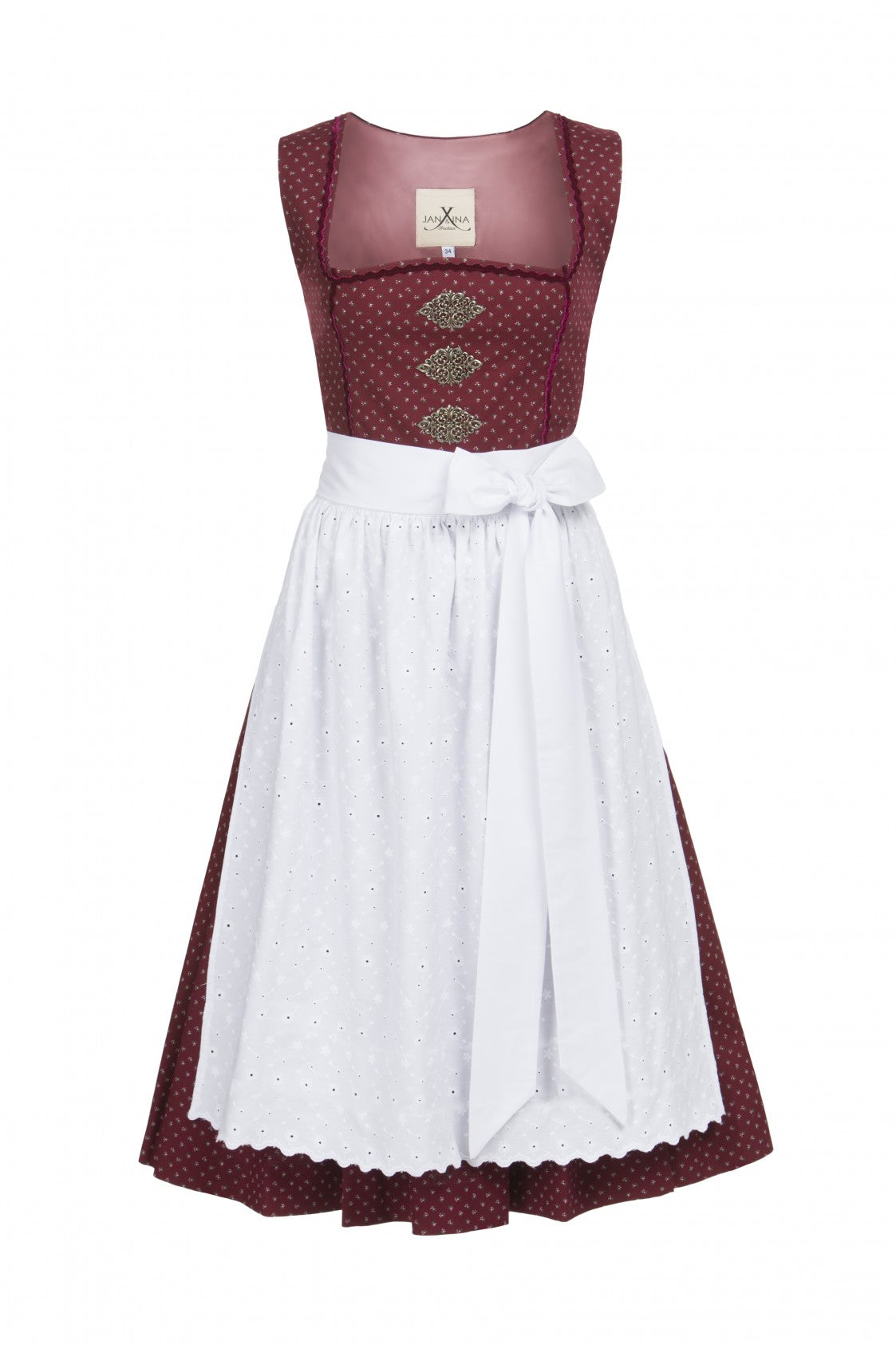 BW DIRNDL VINTAGE FLOWERS PFLAUME