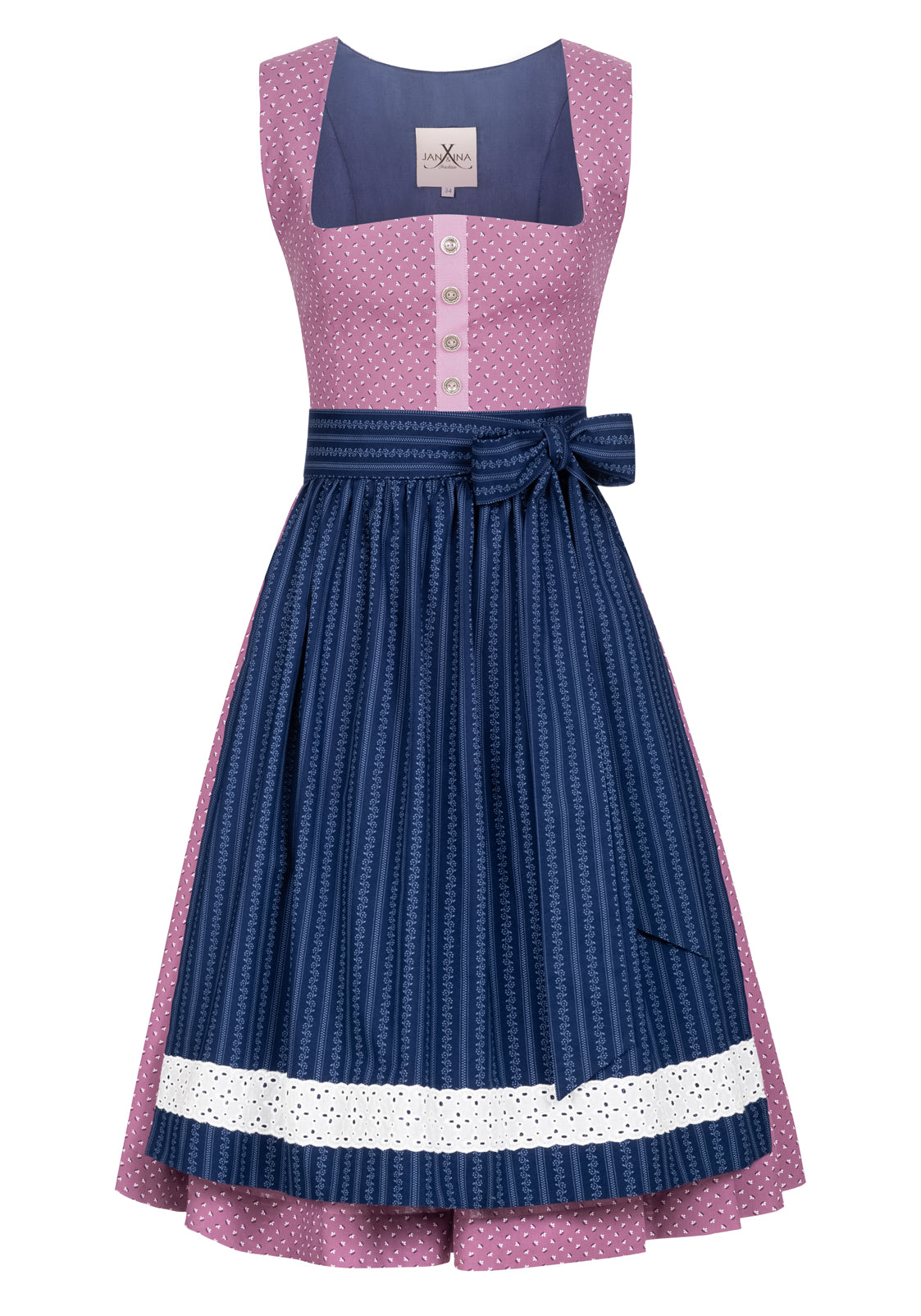 BW DIRNDL VINTAGE FLOWERS LAVENDEL