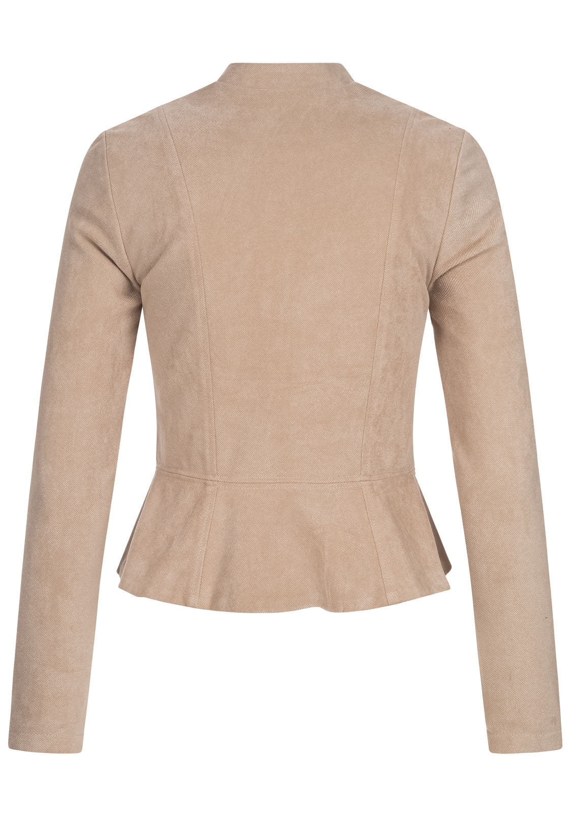 STEHKRAGEN BLAZER STRETCH TWILL TAUPE