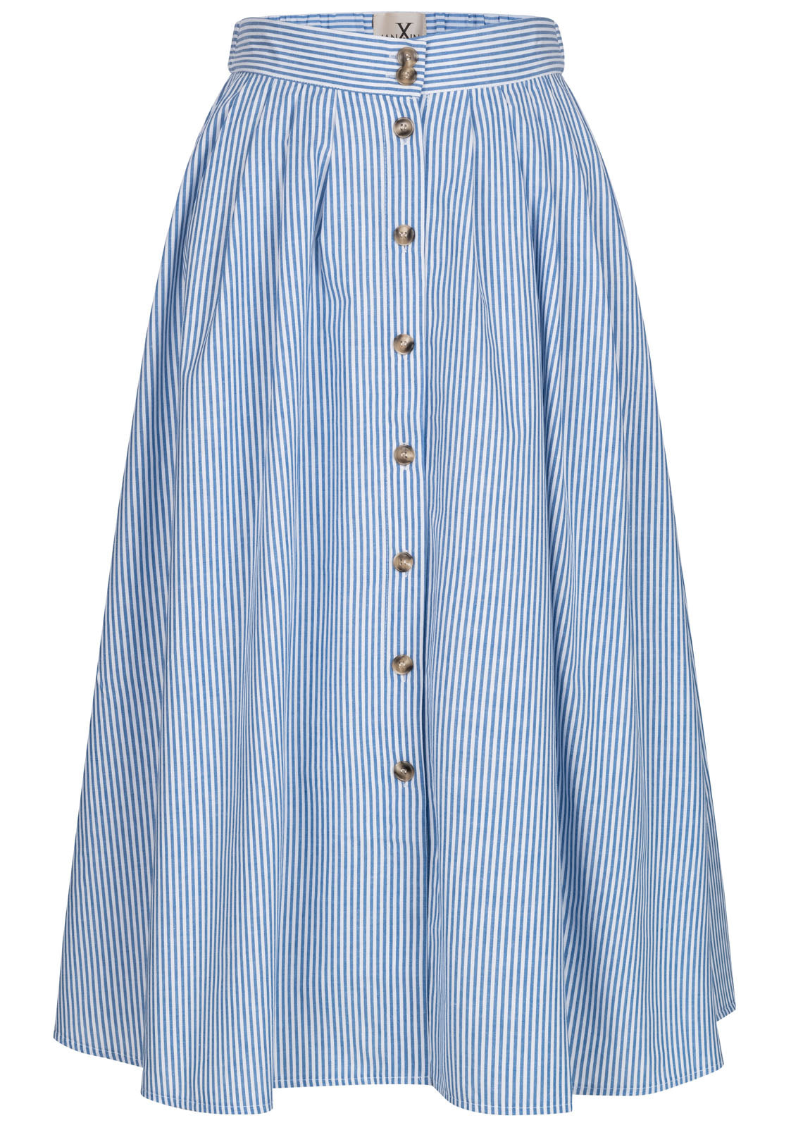 BAUMWOLL- SOMMERROCK BLUE STRIPES