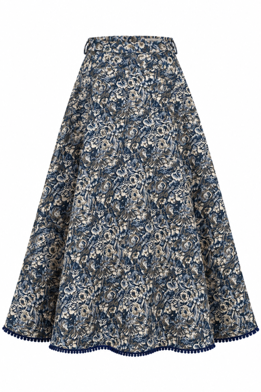 JANINA Trachten - Gobelin Trachtenrock Bleu Navy