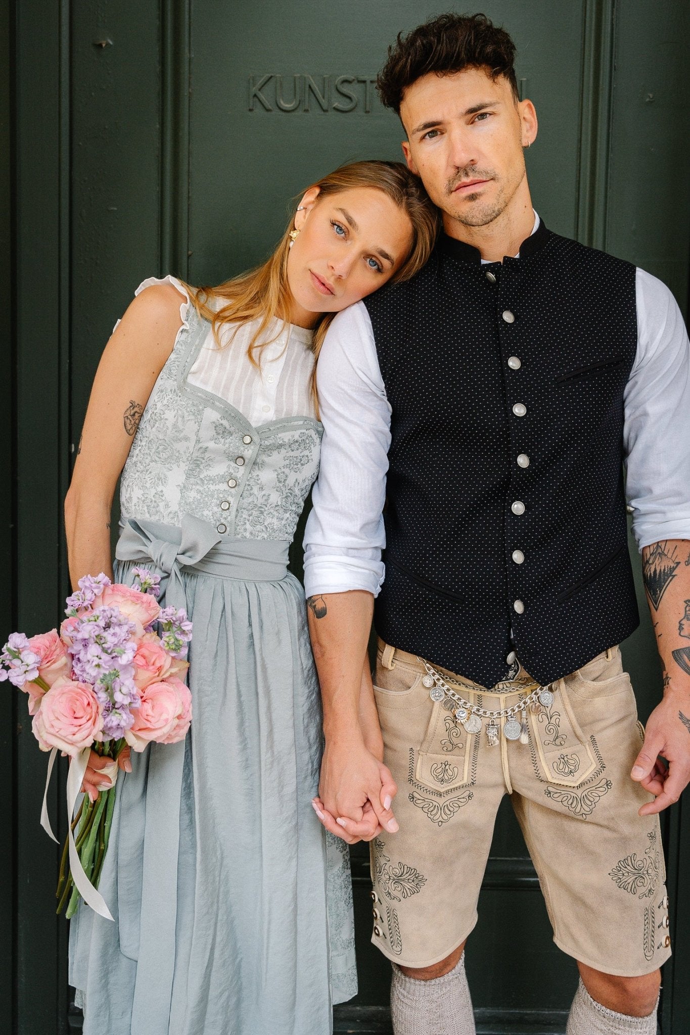 LEDERHOSE BAVARIA URIG NATUR BEIGE - JAN&INA Trachten